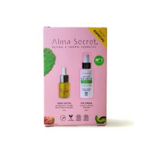 Alma Secret - Coffret cadeau contour des yeux + sérum visage Rose Cactus